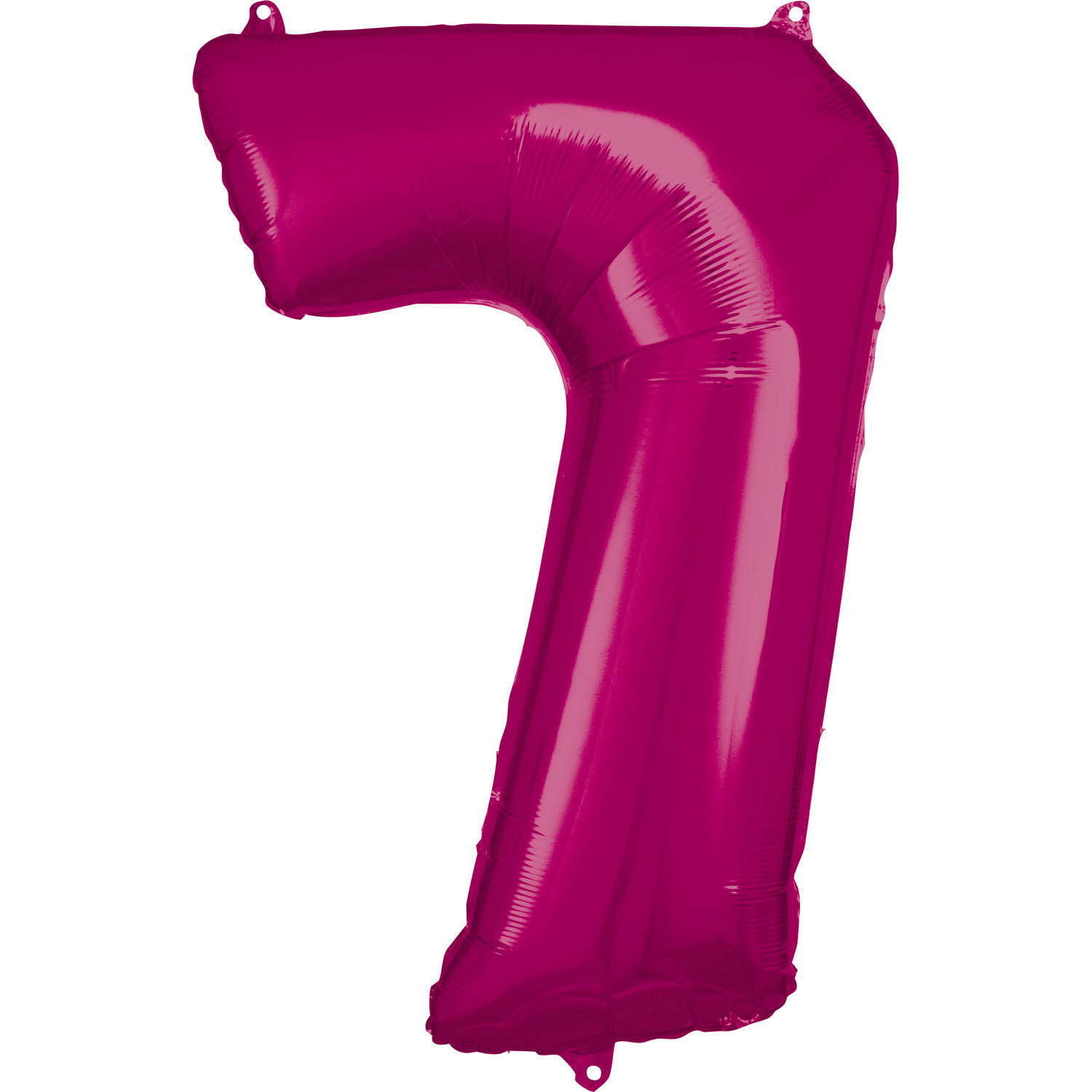 Balónky fóliové narozeniny číslo 7 růžové 86cm