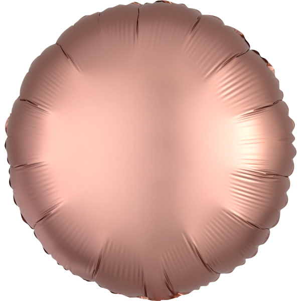Balónek kruh satén Copper 