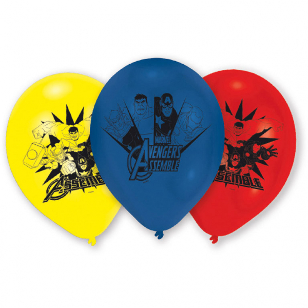 Avengers balónky 6 ks mix barev