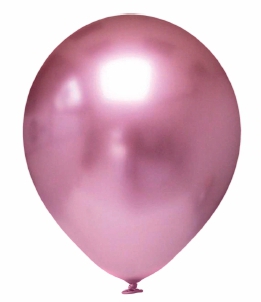 Balónky chromové růžové 6 ks 30 cm