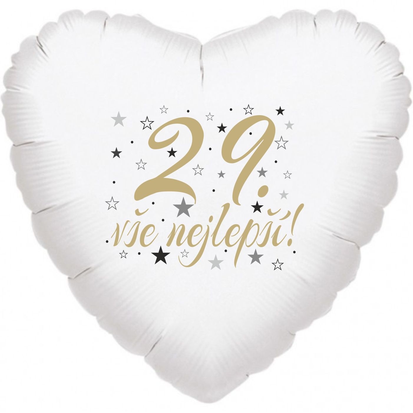 29. narozeniny balónek srdce