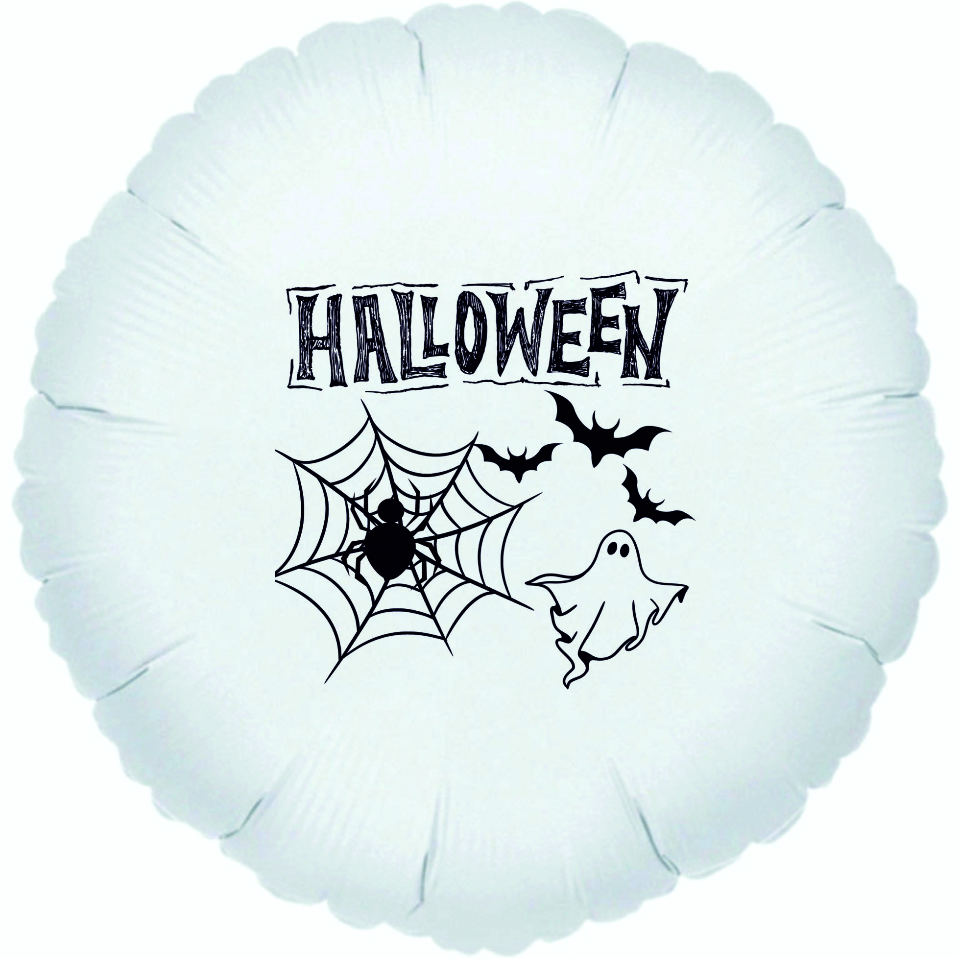 Halloween duch, netopýr a pavouk balónek 42 cm