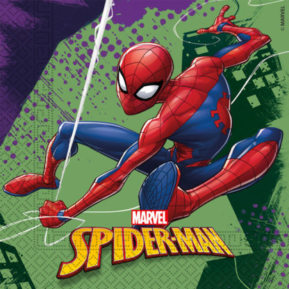 Spiderman ubrousky 20 ks, 33 cm x 33 cm