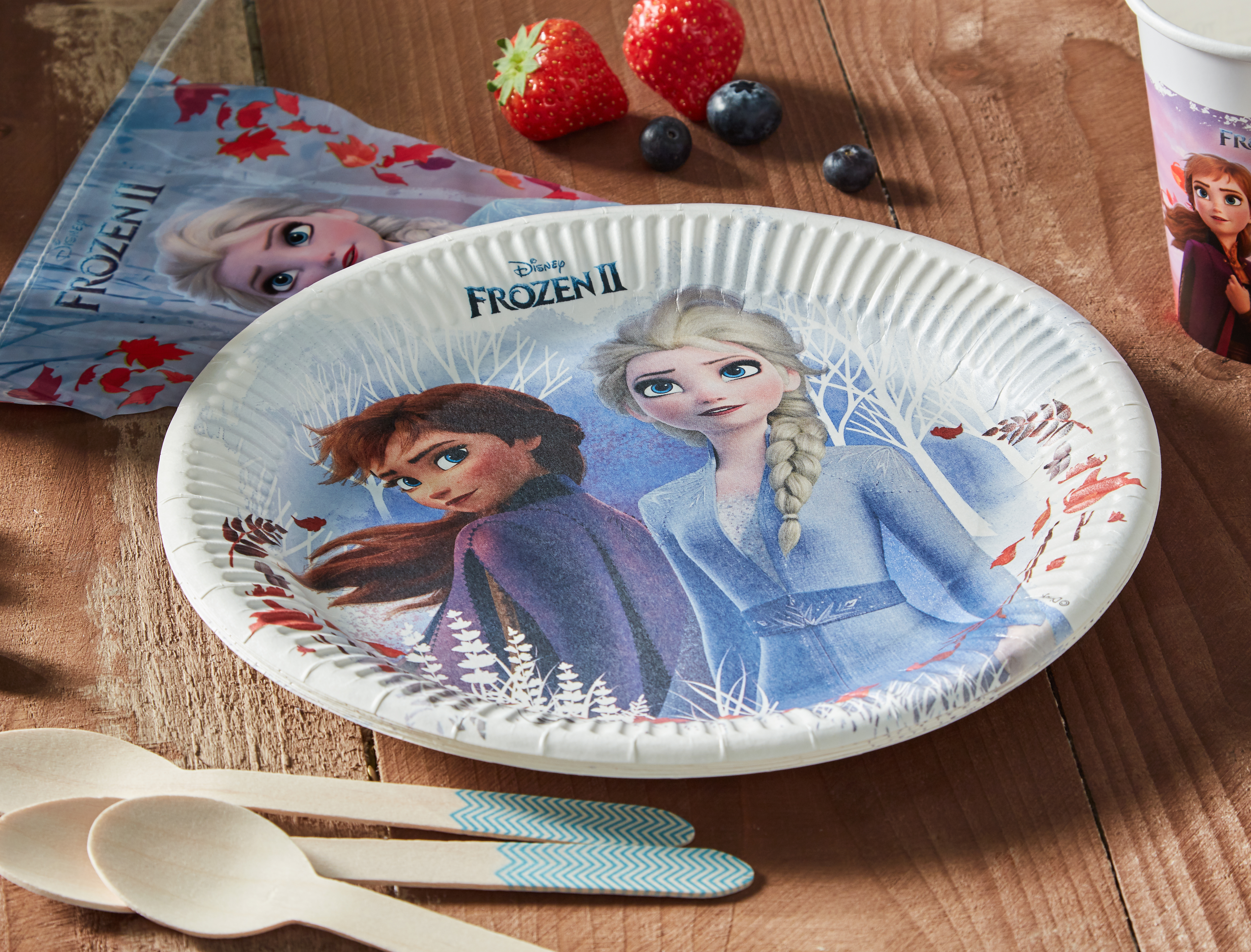 Frozen talíře papírové 8 ks 23 cm 