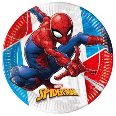Spiderman talíře 8 ks 20 cm