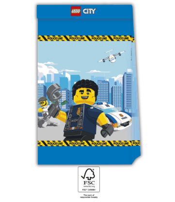 Lego City papírové sáčky 4 ks