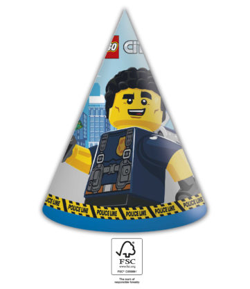Lego City čepičky 6 ks 