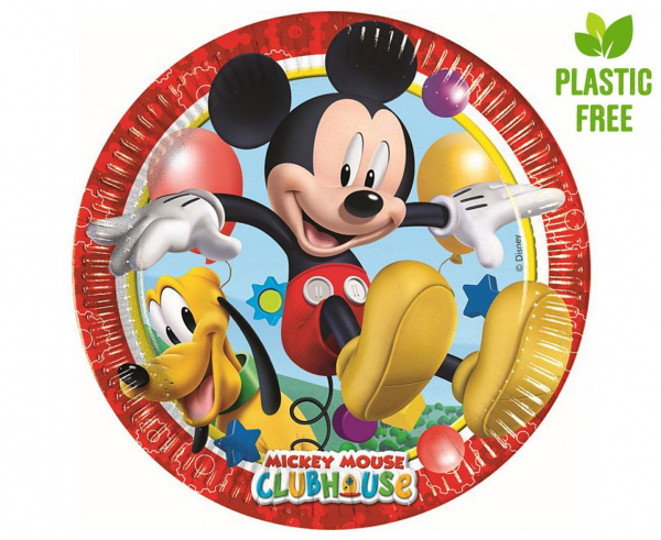 Mickey talíře papírové 8 ks 23 cm