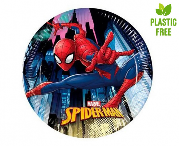 Spiderman talíře papírové 8 ks 20 cm