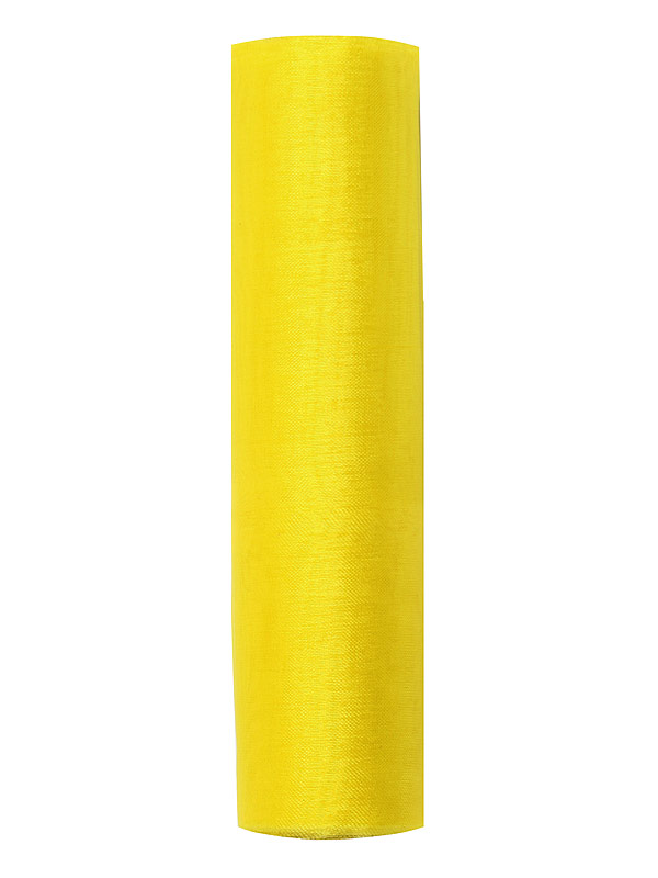 Organza žlutá 16 cm x 9 m