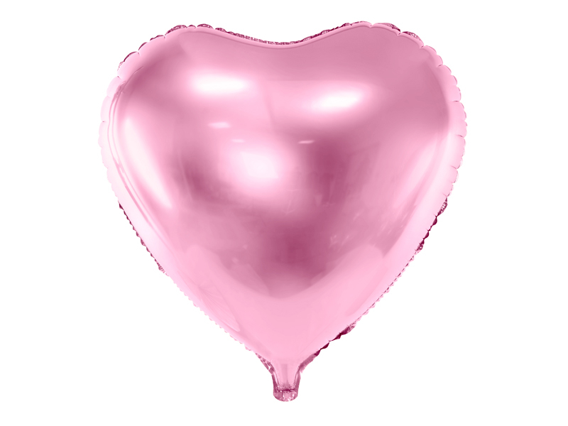 Balónek srdce růžový