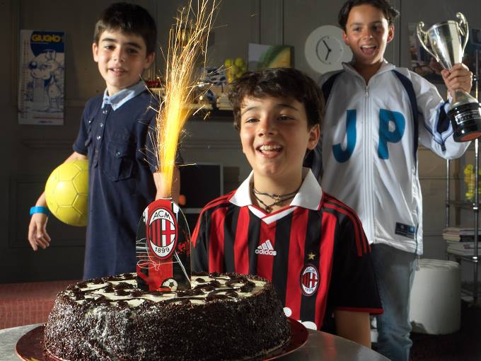 AC Milan dortové fontány 2ks