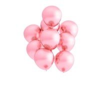 Balonek D5 chromový dekorační Pink