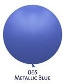 Obří metal. balónek - JUMBO - 065 BLUE