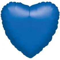 Balonek srdce foliové Royal Blue