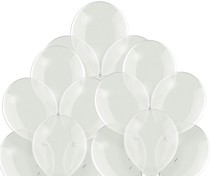 Průhledné balónky 50 kusů