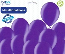 Balónek fialový metalický 062 - 50 ks 