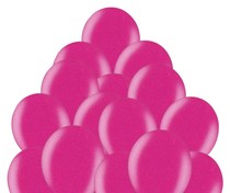 Balónek růžový metalický 064 - 30 ks