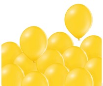 Tmavě žluté balónky 100 kusů
