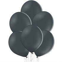 Tmavě šedé balónky 10 kusů