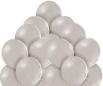 Světlošedé balónky 50 kusů