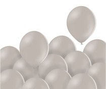 Světlošedé balónky 100 kusů