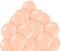 Světle broskvové balónky 50 kusů