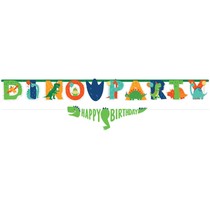 Dinosaurus nápis party narozeniny 230 cm
