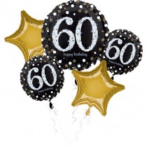 60. narozeniny balónky sada 5 ks