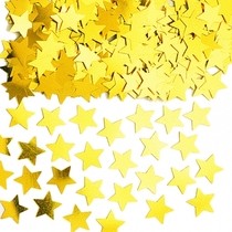 Konfety hvězda zlatá metalická 14 g