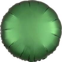 Balónek kruh satén zelený