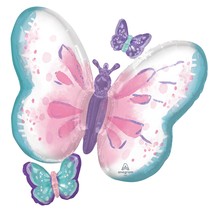 Motýli balónek fóliový 73 cm x 71 cm