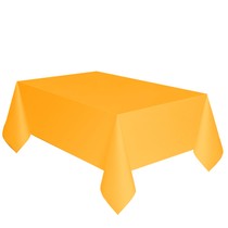 Ubrus žlutý papírový 137 cm x 274 cm