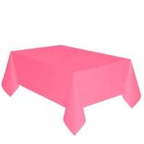 Ubrus růžový papírový 137 cm x 274 cm
