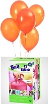 Helium Balloon time + balónky oranžové 30ks