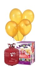 Helium Balloon time + balónky žluté 50ks