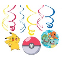 Pokémon závěsné dekorace 6 ks 61 cm
