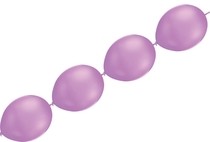 Balónky řetězové Lavender 5 kusů