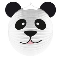 Panda lampion 25 cm