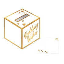 Svatební box na přání a 40 ks kartiček na přání