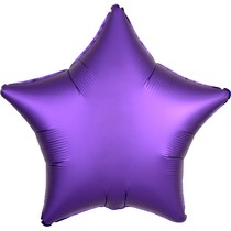 Balónek hvězda fialová 