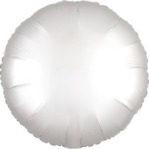 Balónek kruh bílý