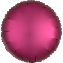 Balónek kruh tmavě růžový 