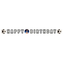Fotbal nápis Happy Birthday 180 cm x 13,5 cm