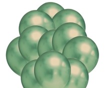Chromové balónky zelené 20 ks