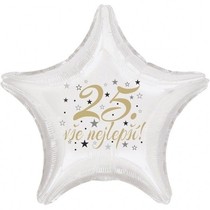 25. narozeniny balónek hvězda 