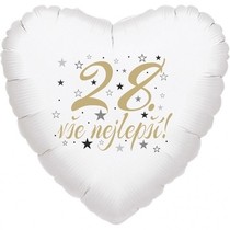 28. narozeniny balónek srdce
