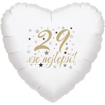 29. narozeniny balónek srdce