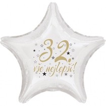 32. narozeniny balónek hvězda