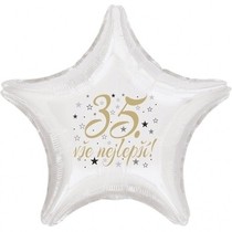 35. narozeniny balónek hvězda 